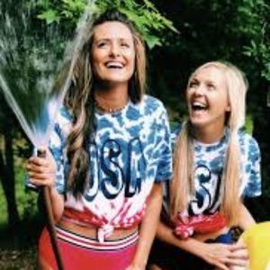 Grey Suede USA Tie Dye Tee